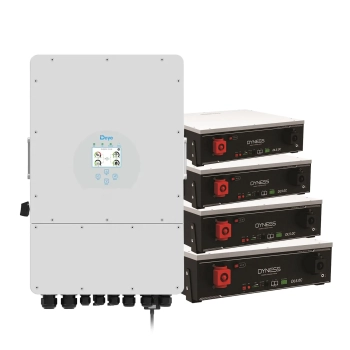 Купить Система хранения энергии DEYE SUN-12K-SG04LP3-EU-4DY20.48K-LFP-W 12000W 20.48kWh 4BAT LiFePO4 6000 циклов - фото 1