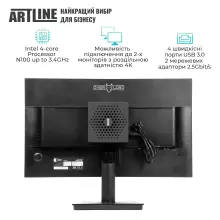 Купить Неттоп ARTLINE Business B14 Windows 11 Pro (B14v22Win+B24F100Plus-IPS) - фото 2