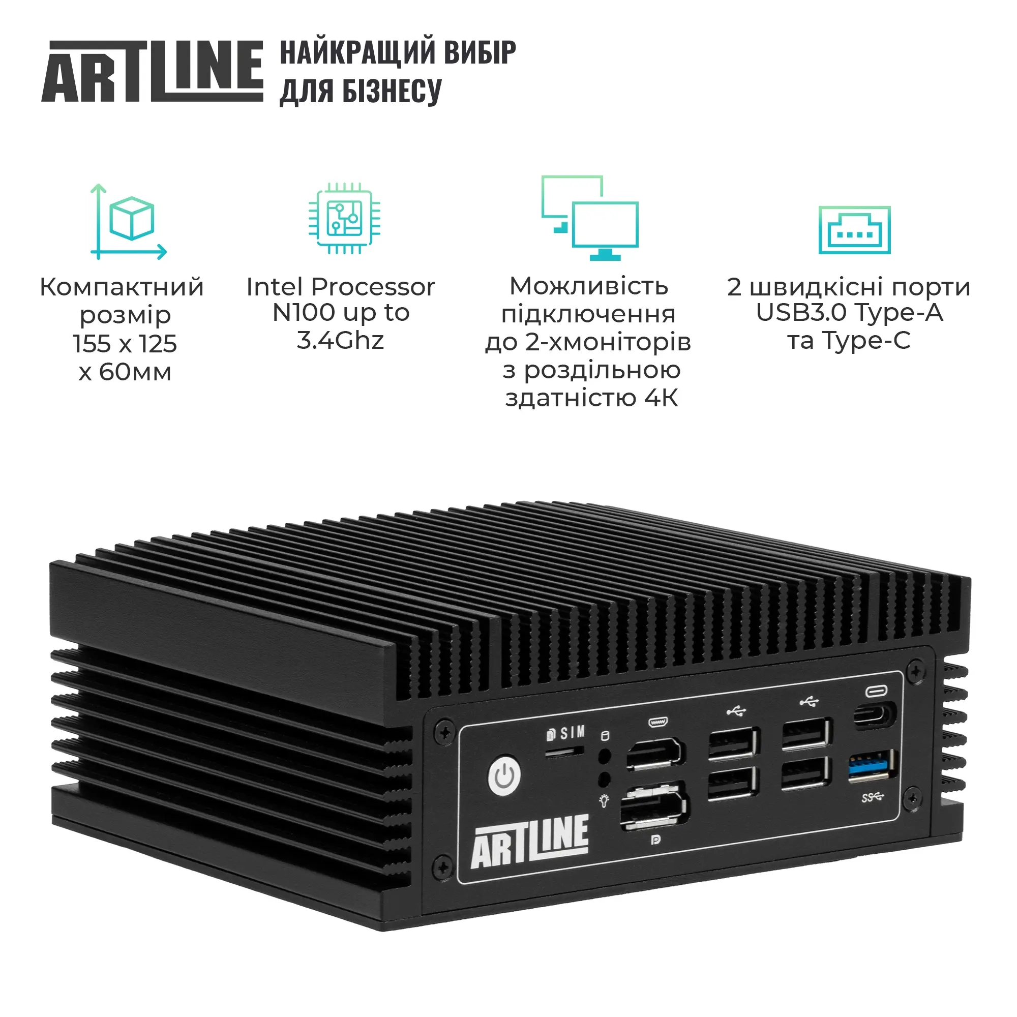 Купити Неттоп ARTLINE Business B14 (B14v24) - фото 3