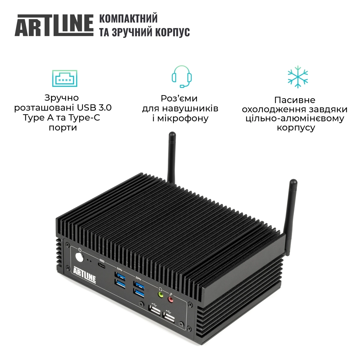 Купити Неттоп ARTLINE Business B12Silent Windows 11 Pro (B12Silentv41Win) - фото 2