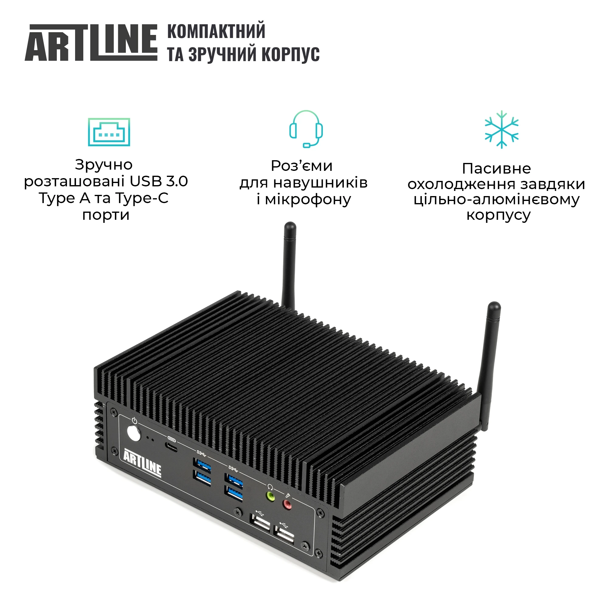 Купити Неттоп ARTLINE Business B12Silent (B12Silentv42) - фото 2