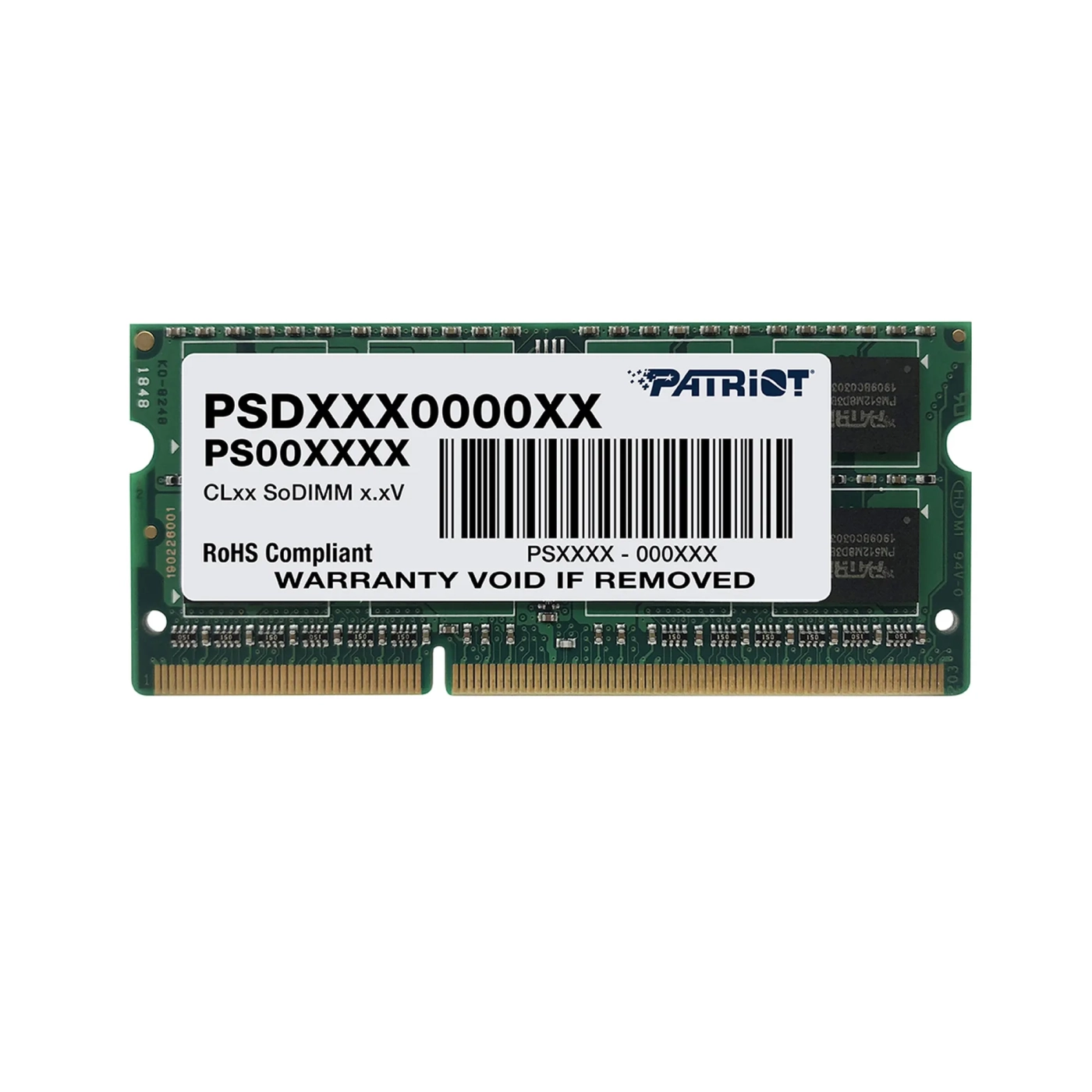 Купити Модуль пам'яті Patriot Signature Line DDR3L-1600 SODIMM 4GB (PSD34G1600L81S) - фото 1