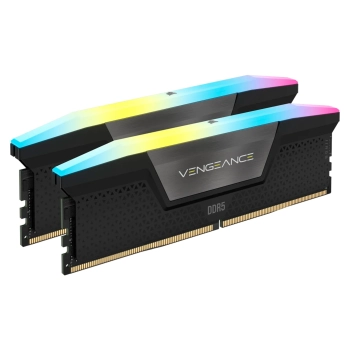 Купить Модуль памяти Corsair Vengeance RGB Black DDR5-6000 64GB (2x32GB) (CMH64GX5M2B6000C40) - фото 1