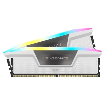 Купити Модуль пам'яті Corsair Vengeance RGB White DDR5-6400 32GB (2x16GB) (CMH32GX5M2B6400C36W) - фото 1
