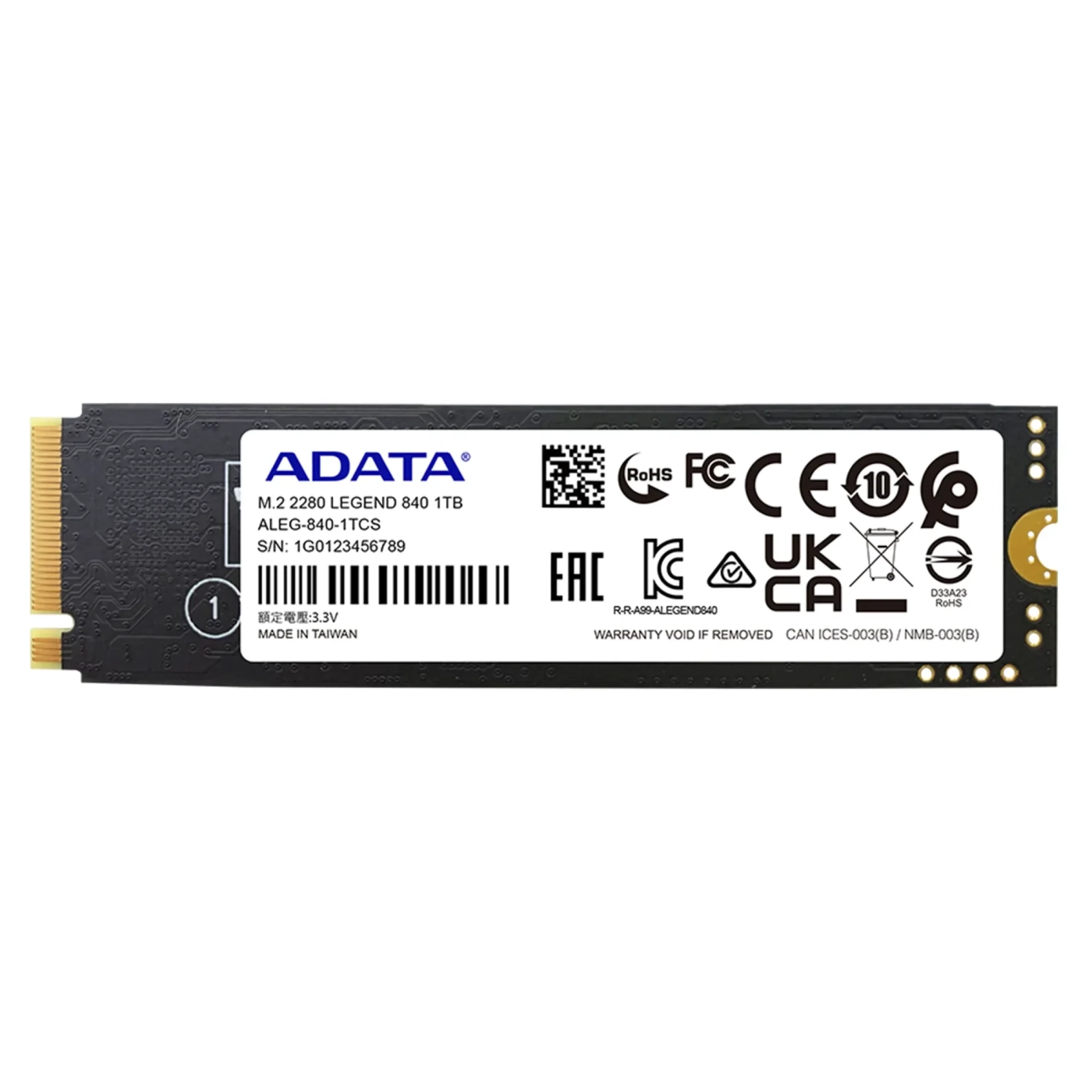 Купить SSD диск ADATA LEGEND 840 1TB M.2 NVME PCIe 4.0 x4 (ALEG-840-1TCS) - фото 7