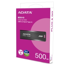 Купить SSD диск ADATA SD610 500GB USB 3.2 (SC610-500G-CBK/RD) - фото 8