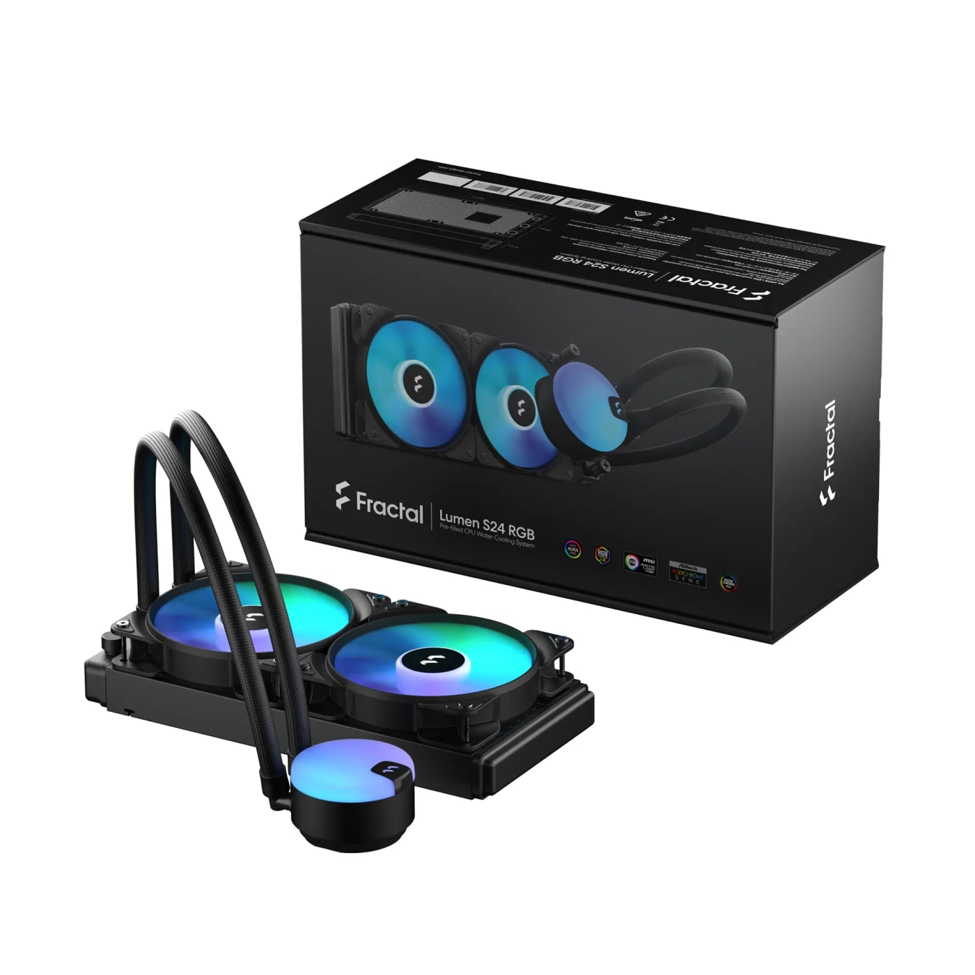 Купить Система водяного охлаждения Fractal Design Lumen S24 RGB V2 (FD-W-L1-S2412) - фото 7