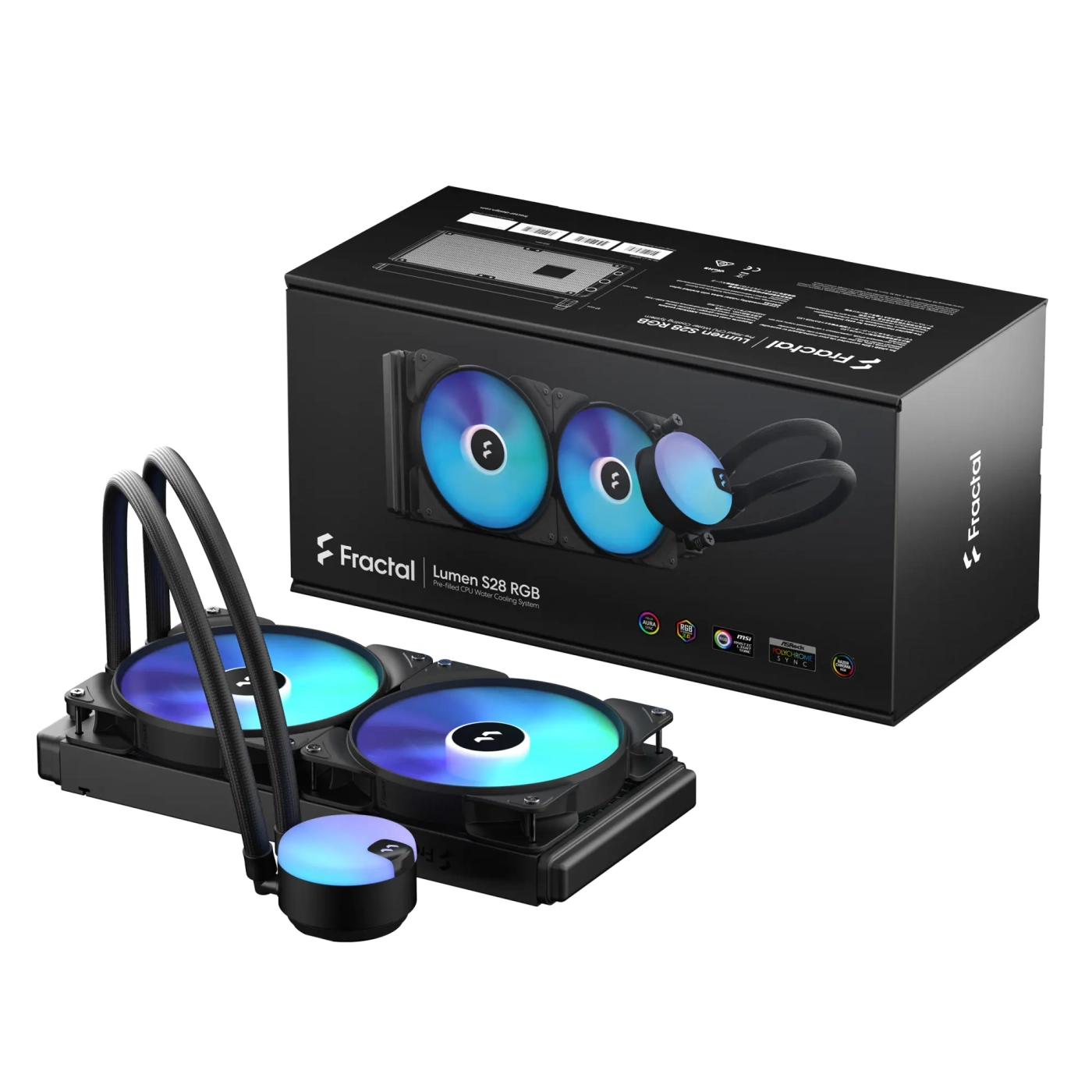 Купить Система водяного охлаждения Fractal Design Lumen S28 RGB V2 (FD-W-L1-S2812) - фото 7