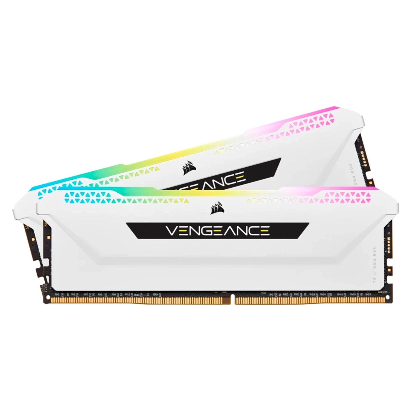 Купить Модуль памяти Corsair Vengeance RGB Pro SL White DDR4-3200 32GB (2x16GB) (CMH32GX4M2E3200C16W) - фото 1