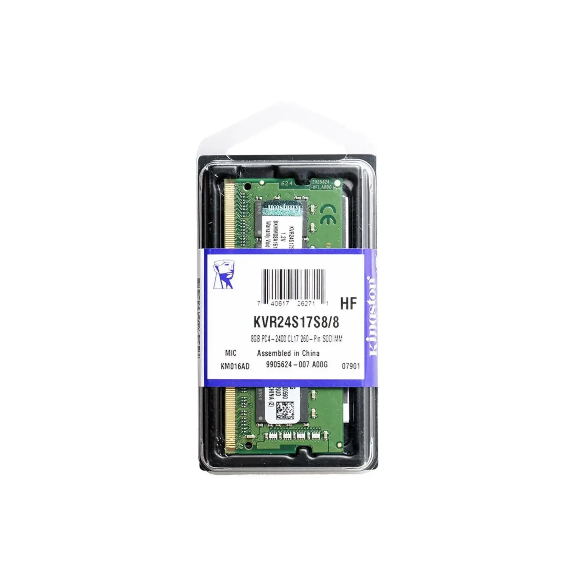 Купить Модуль памяти Kingston ValueRAM DDR4-2400 SODIMM 8GB (KVR24S17S8/8) - фото 3