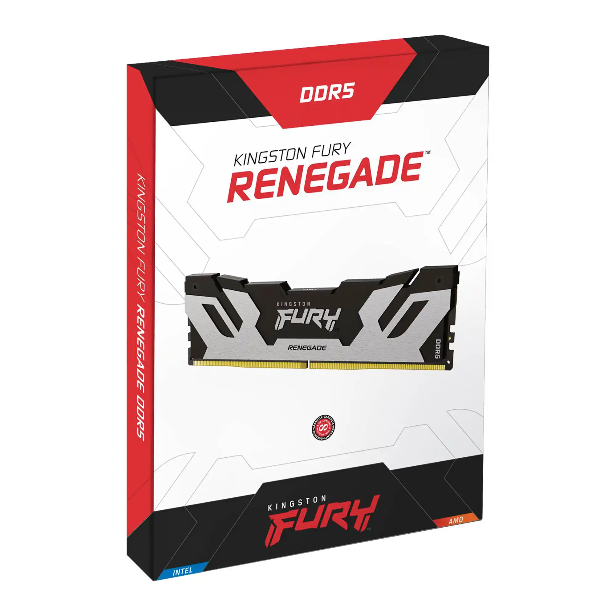 Купить Модуль памяти Kingston Fury Renegade Silver/Black DDR5-6400 48GB (2x24GB) (KF564C32RSK2-48) - фото 4