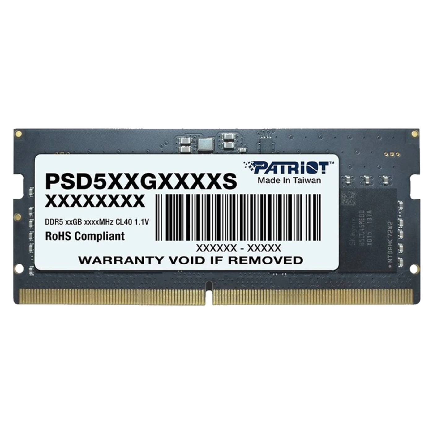 Купить Модуль памяти Patriot Signature Line DDR5-4800 32GB SODIMM (PSD532G48002S) - фото 1