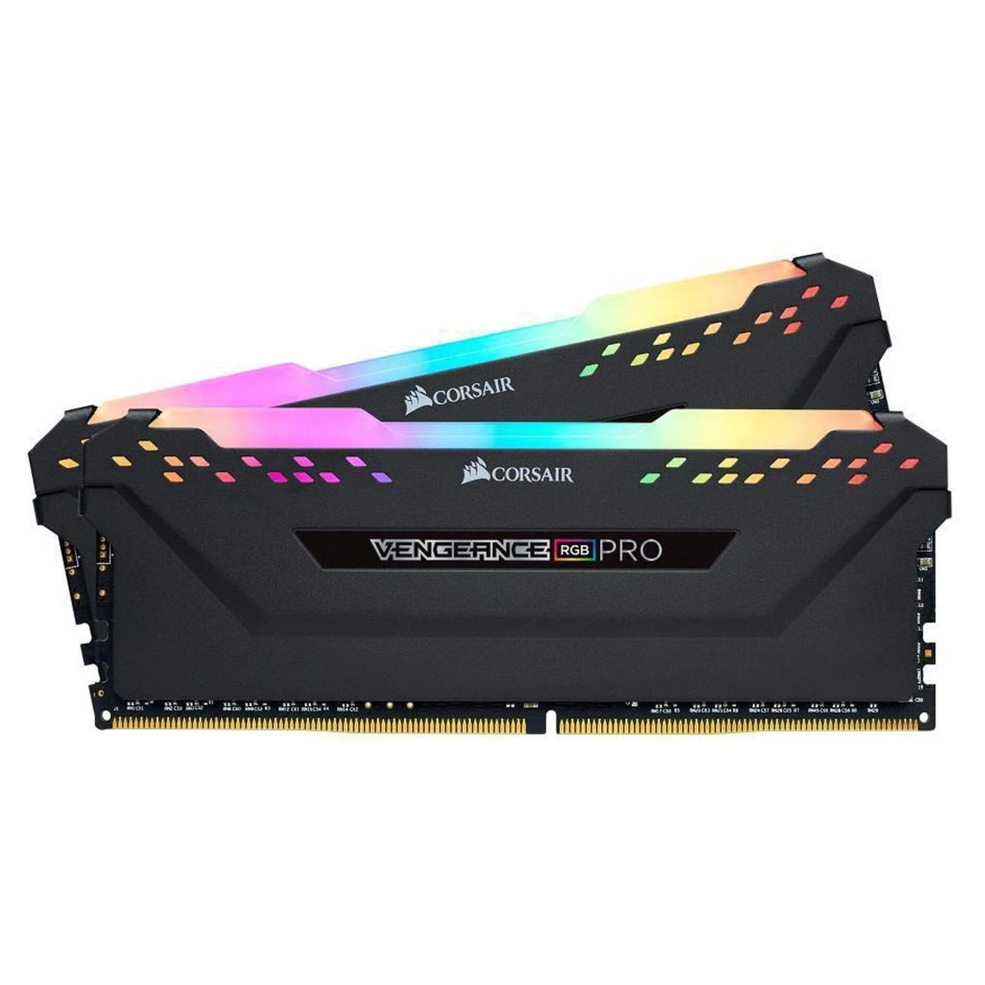 メモリー CORSAIR DDR4-3600MHz 32GB Модуль пам'яті Corsair Vengeance RGB Black DDR4-3600 32GB (2x16GB