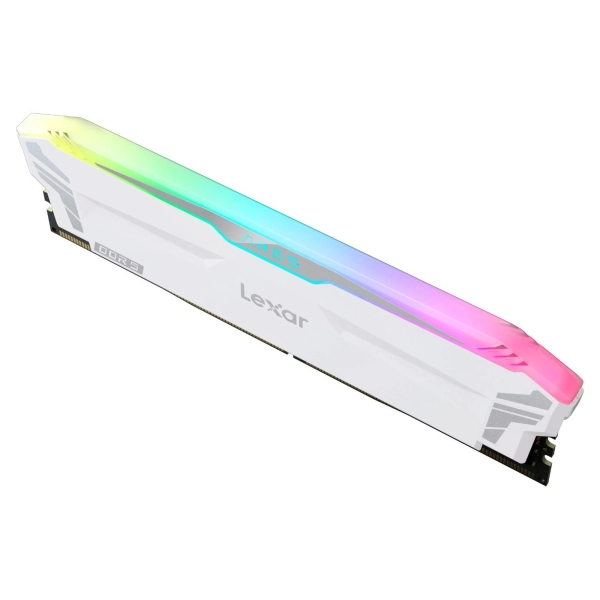 Купить Модуль памяти Lexar Ares Gaming White RGB DDR5-6400 32GB (2x16GB) (LD5EU016G-R6400GDWA) - фото 4