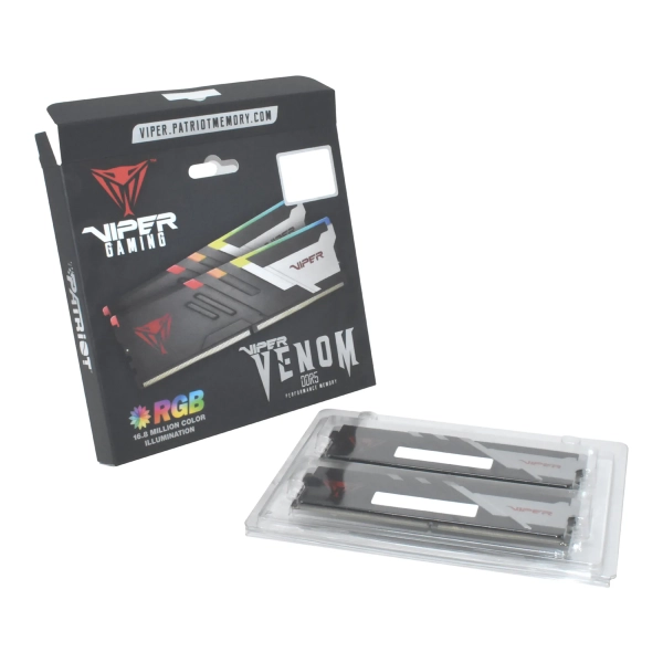 Купить Модуль памяти Patriot Viper Venom RGB DDR5-5600 64GB (2x32GB) (PVVR564G560C40K) - фото 8