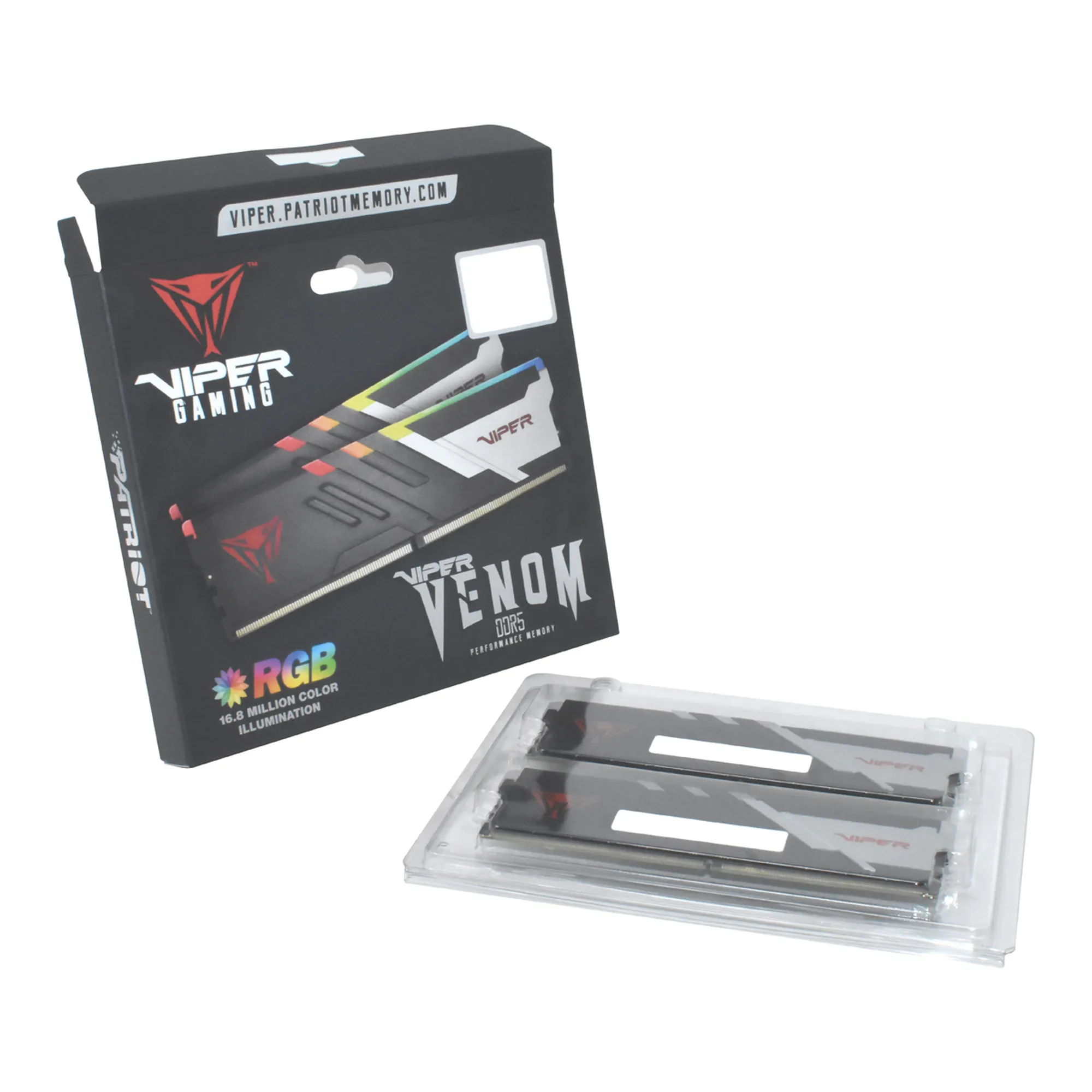 Купить Модуль памяти Patriot Viper Venom RGB DDR5-5600 64GB (2x32GB) (PVVR564G560C40K) - фото 8