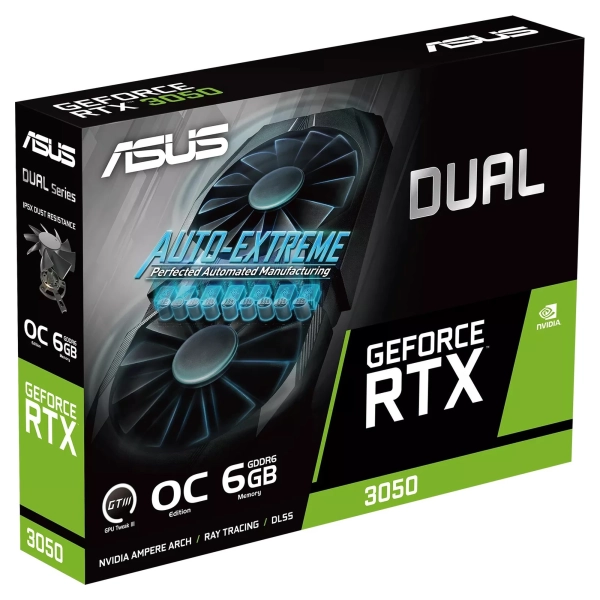 Купити Відеокарта ASUS GeForce DUAL-RTX3050-O6G - фото 9