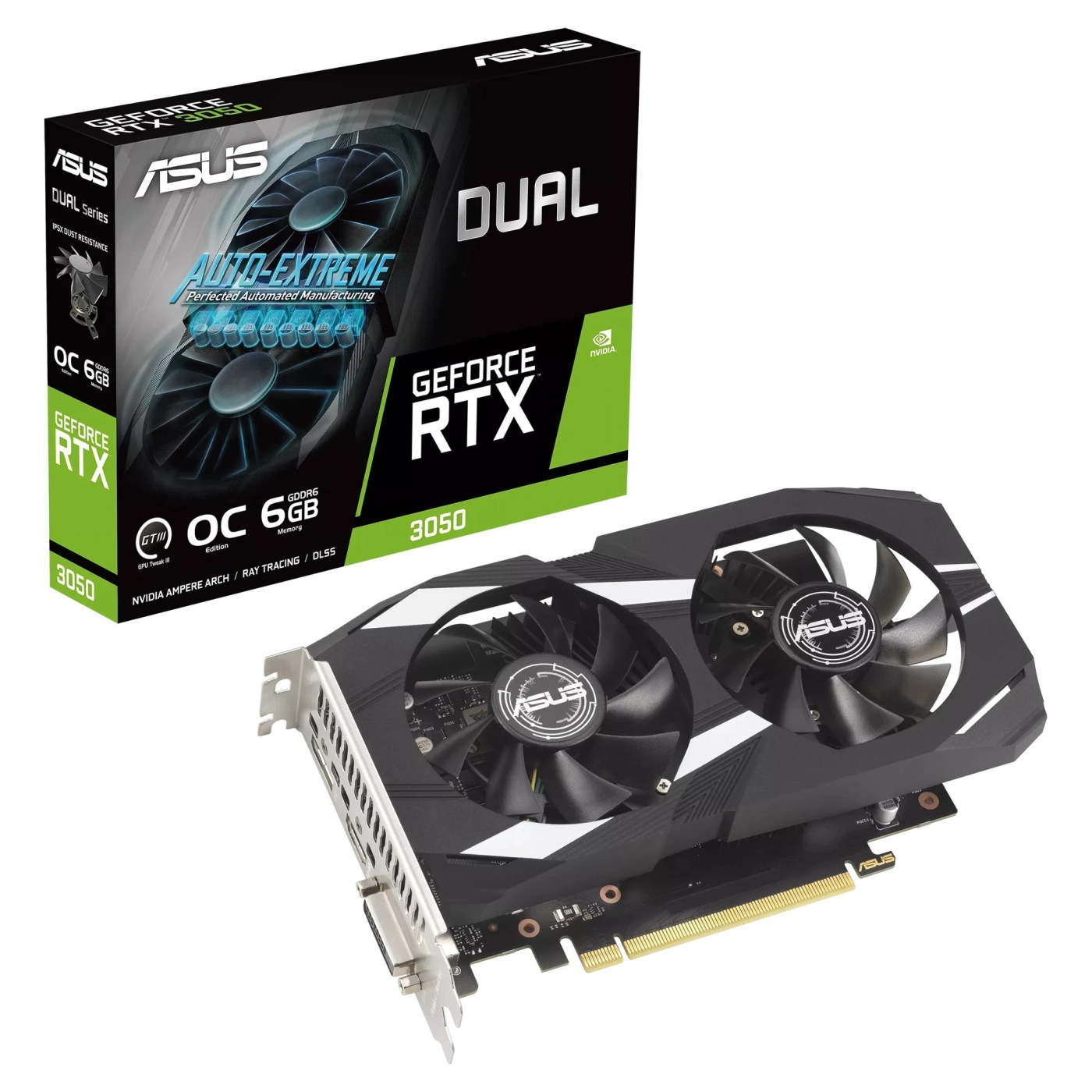 Купити Відеокарта ASUS GeForce DUAL-RTX3050-O6G - фото 10