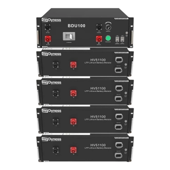 Купити Блок батарей Dyness HV51100-4 20.48kW 204.8V 100Ah LiFePO4 BDU100 RACK - фото 1