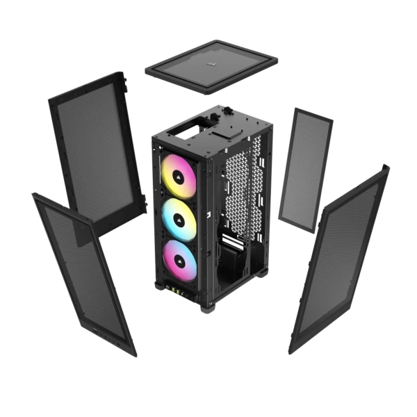 Купить Корпус Corsair 2000D RGB Airflow Black (CC-9011246-WW) - фото 10