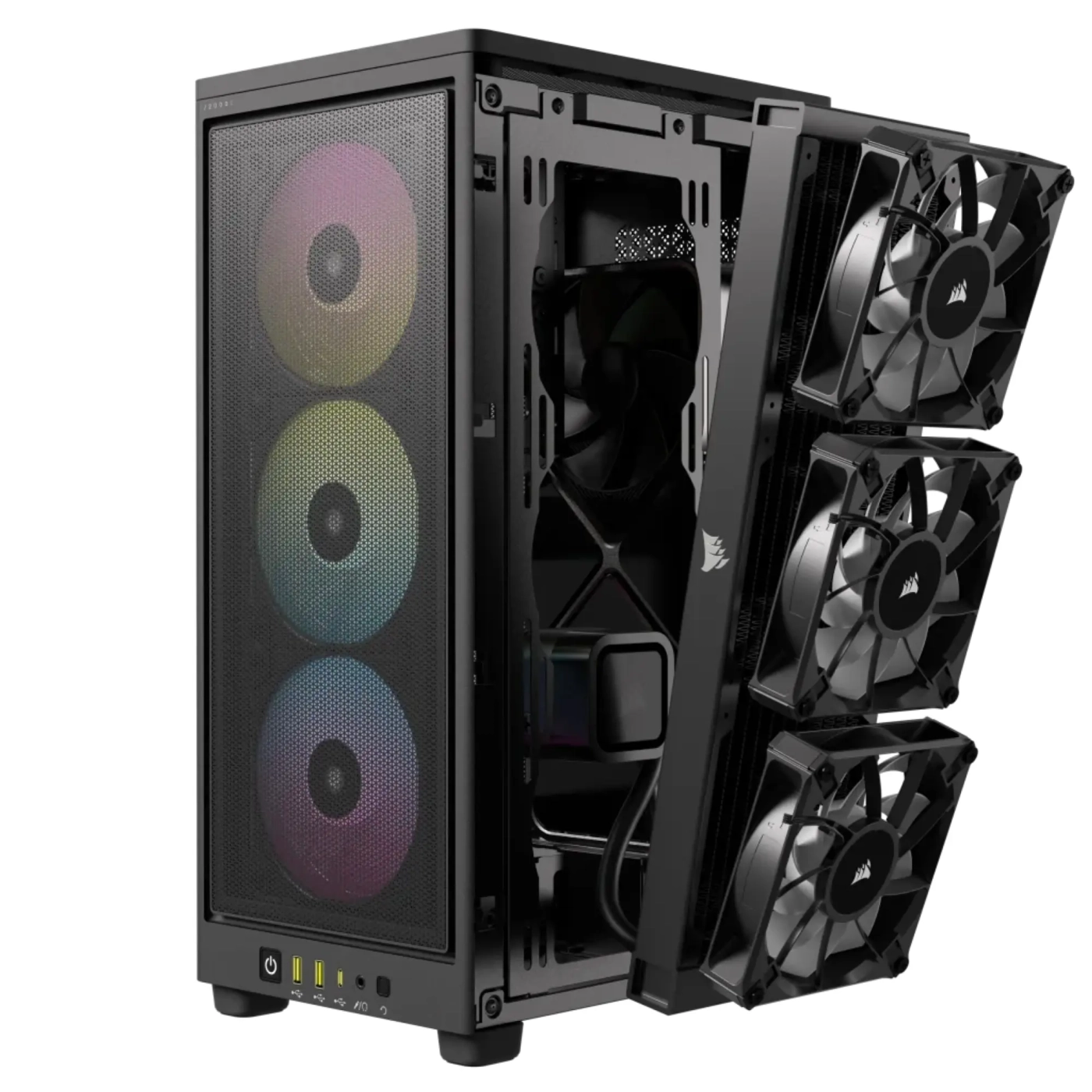 Купить Корпус Corsair 2000D RGB Airflow Black (CC-9011246-WW) - фото 14