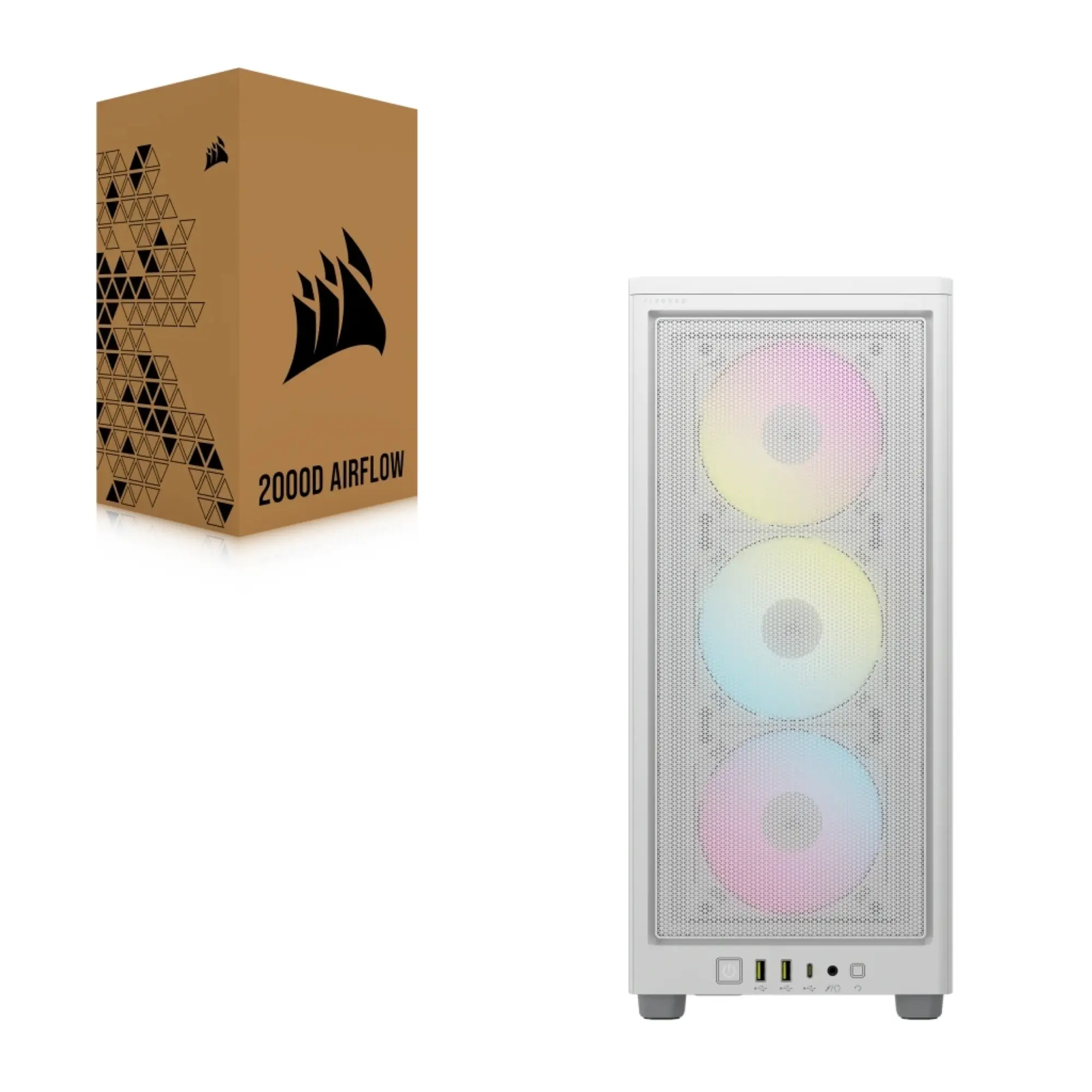 Купить Корпус Corsair 2000D RGB Airflow White (CC-9011247-WW) - фото 16