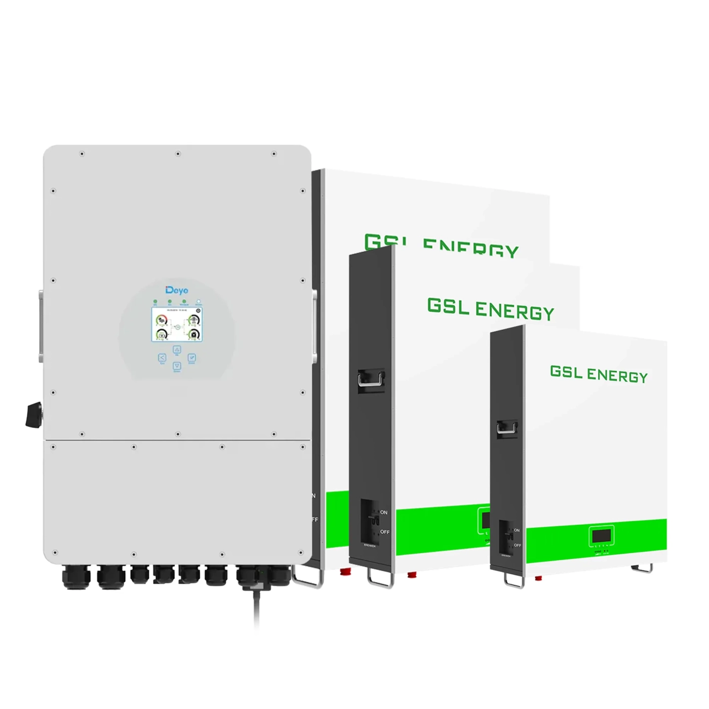 Купить Система хранения энергии DEYE SUN-10K-SG02LP1-EU-AM3-3GS15.36K-LFP-W 10kW 15.36kWh 3BAT LiFePO4 6500 циклов - фото 1