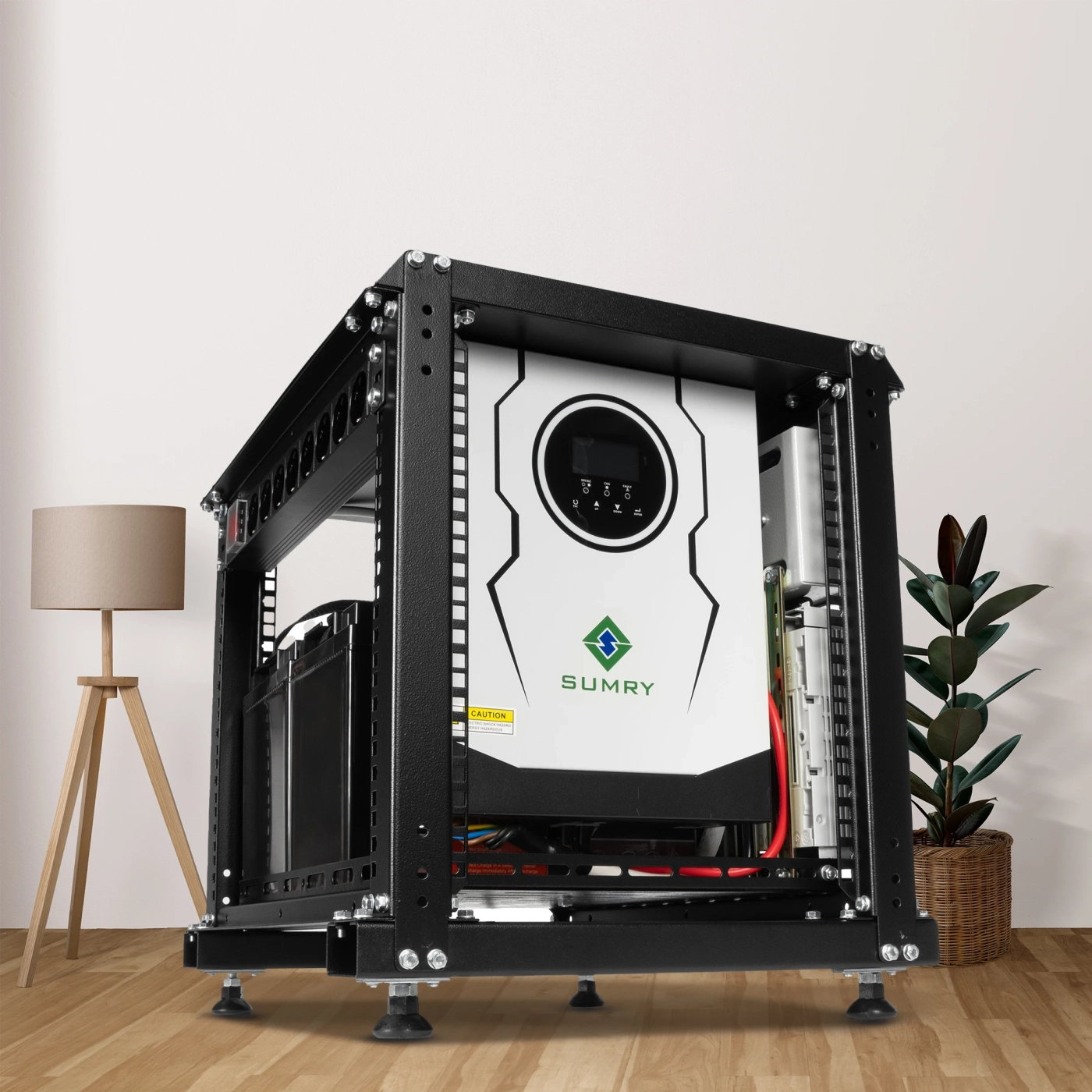 Купить Система хранения энергии SUMRY SM-2200H-12-2PW2.5K-LFP-RACK 1.8kW 2.5kWh 2BAT LiFePO4 4000 циклов - фото 1