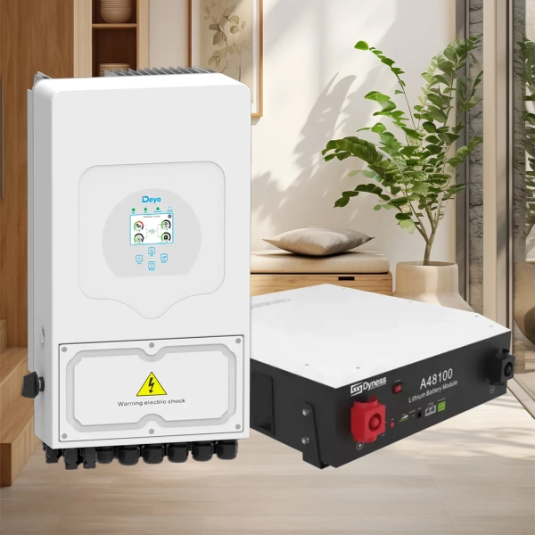 Купить Система хранения энергии DEYE SUN-6K-SG03LP1-EU-1DY4.8AK-LFP-W 6kW 4.8kWh 1BAT LiFePO4 6000 циклов - фото 2