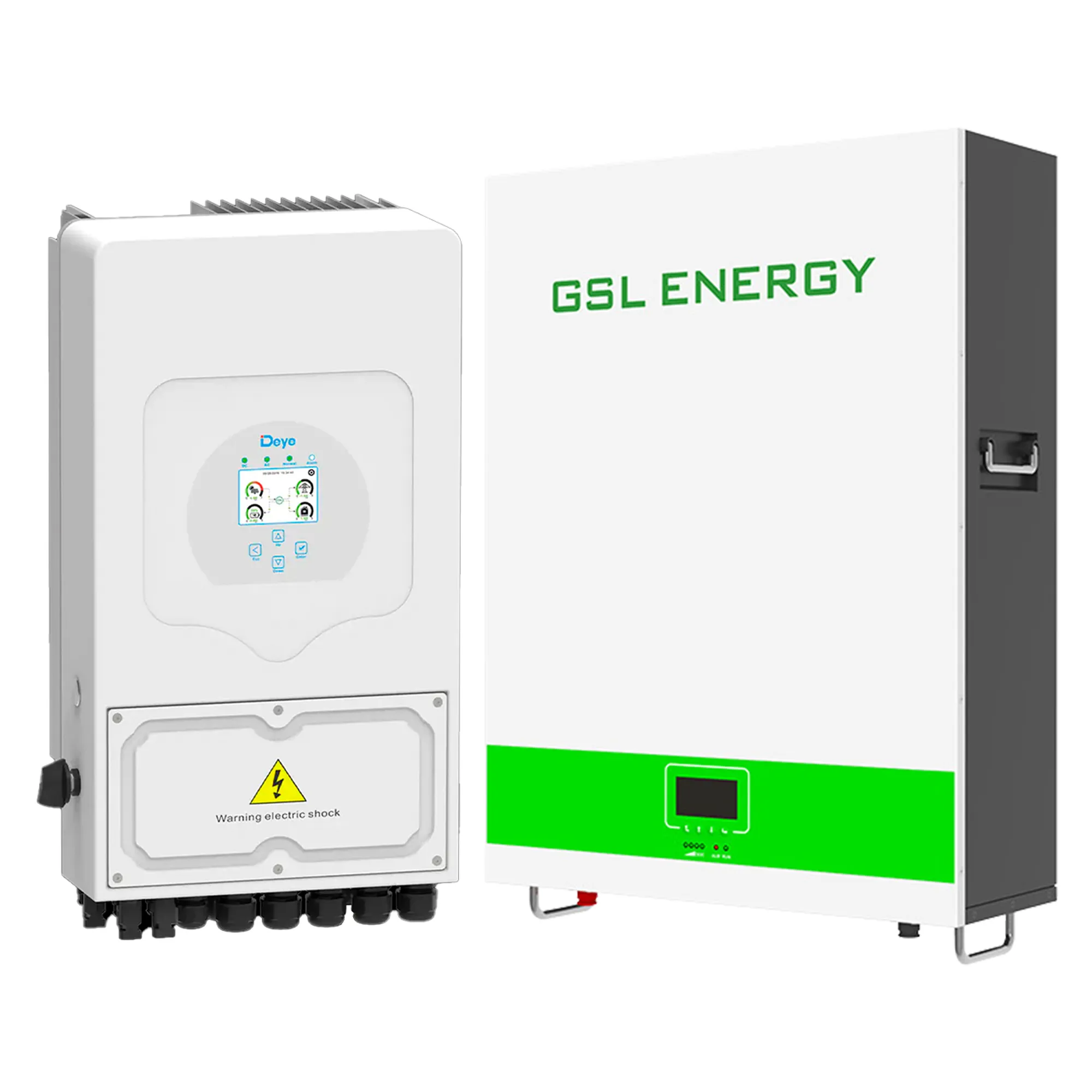 Купить Система хранения энергии DEYE SUN-6K-SG03LP1-EU-1GS5.1K-LFP-W 6kW 5.12kWh 1BAT LiFePO4 6500 циклов - фото 1