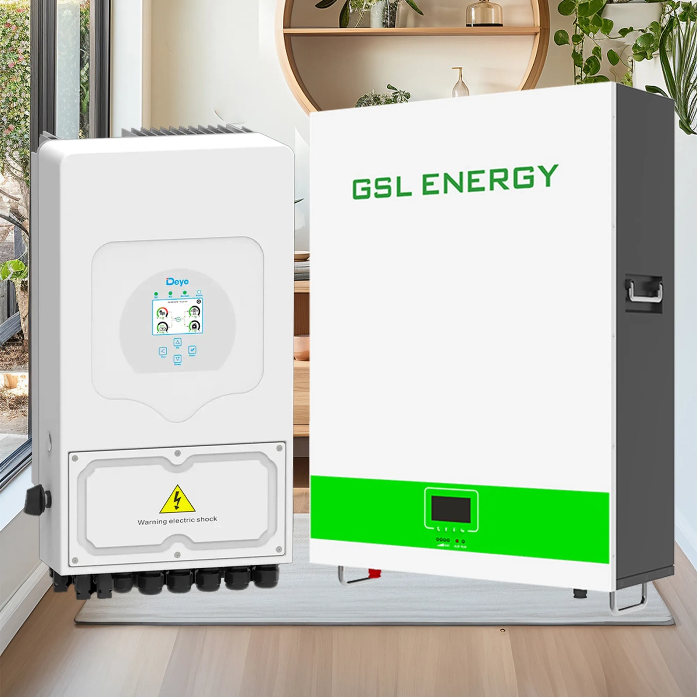 Купить Система хранения энергии DEYE SUN-6K-SG03LP1-EU-1GS5.1K-LFP-W 6kW 5.12kWh 1BAT LiFePO4 6500 циклов - фото 2