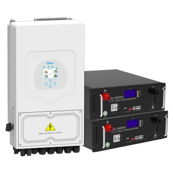 Купить Система хранения энергии DEYE SUN-6K-SG03LP1-EU-2GS10.24K-LFP 6kW 10.24kWh 2BAT LiFePO4 6500 циклов - фото 1