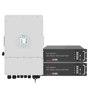 Купить Система хранения энергии DEYE SUN-8K-SG01LP1-EU-2GS9.6K-LFP 8kW 9.6kWh 2BAT LiFePO4 6500 циклов - фото 1