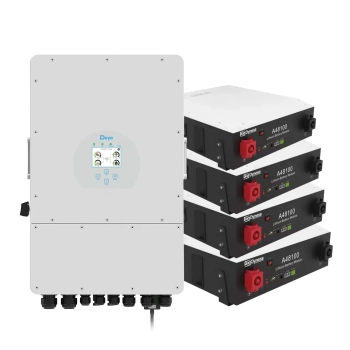 Купить Система хранения энергии DEYE SUN-12K-SG02LP1-EU-AM3-4DY19.2K-LFP-W 12kW 19.2kWh 4BAT LiFePO4 6000 циклов - фото 1
