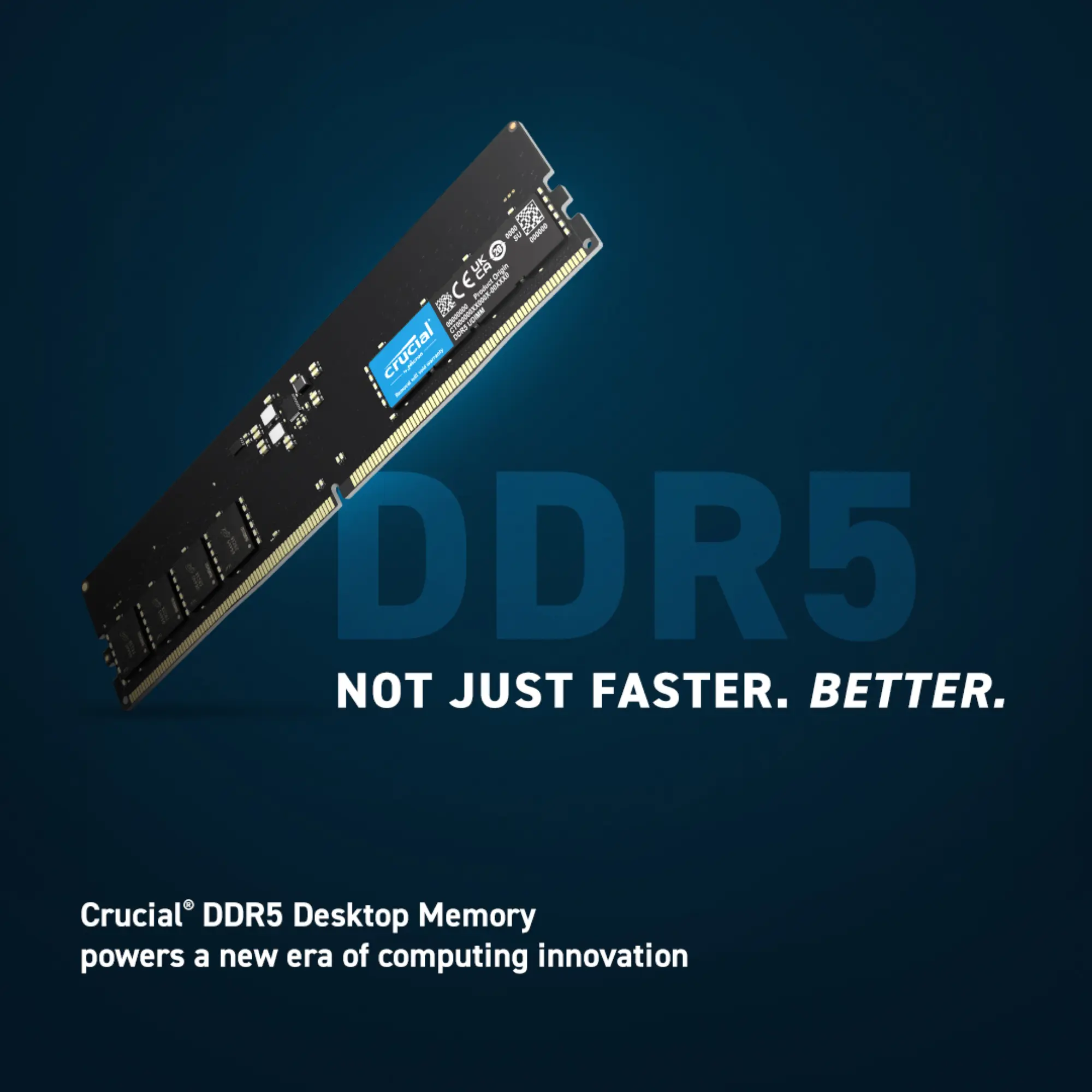 Купити Модуль пам'яті Crucial DDR5-5200 32GB (CT32G52C42U5) - фото 2