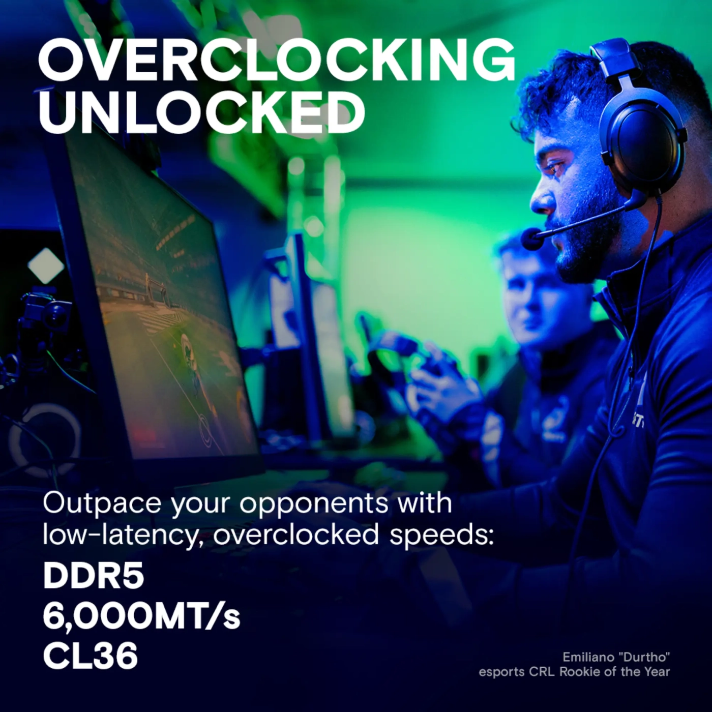 Купить Модуль памяти Crucial Pro Overclocking Black DDR5-6000 16GB (CP16G60C36U5B) - фото 3