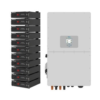 Купить Система хранения энергии DEYE SUN-50K-SG01HP3-EU-BM4-HV51100-11-56.32kW-LFP 50kW 56.32kWh 1BAT LiFePO4 6000 циклов - фото 1