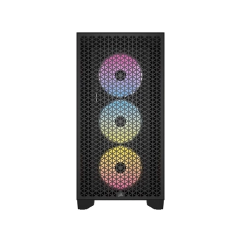 Купить Корпус Corsair 3000D RGB Tempered Glass Black (CC-9011255-WW) - фото 1