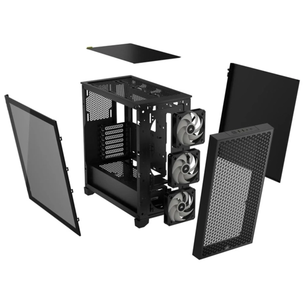 Купить Корпус Corsair 3000D RGB Tempered Glass Black (CC-9011255-WW) - фото 7