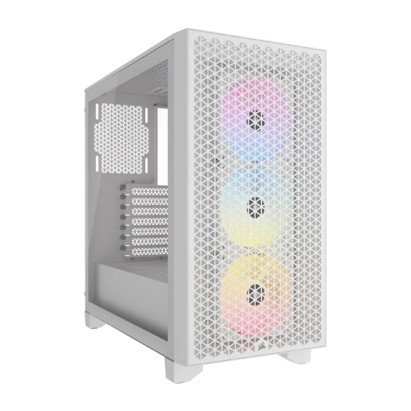 Купить Корпус Corsair 3000D RGB Tempered Glass White (CC-9011256-WW) - фото 1