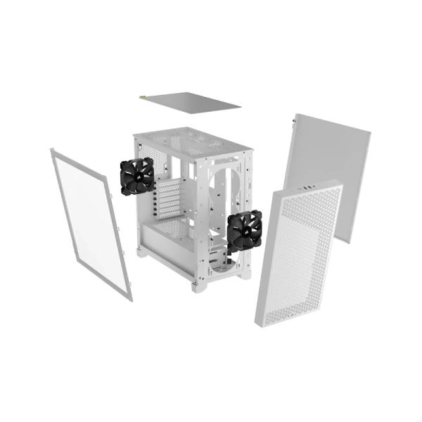 Купить Корпус Corsair 3000D Tempered Glass White (CC-9011252-WW) - фото 8