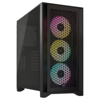 Купить Корпус Corsair iCUE 4000D RGB AirFlow Tempered Glass Black (CC-9011240-WW) - фото 1