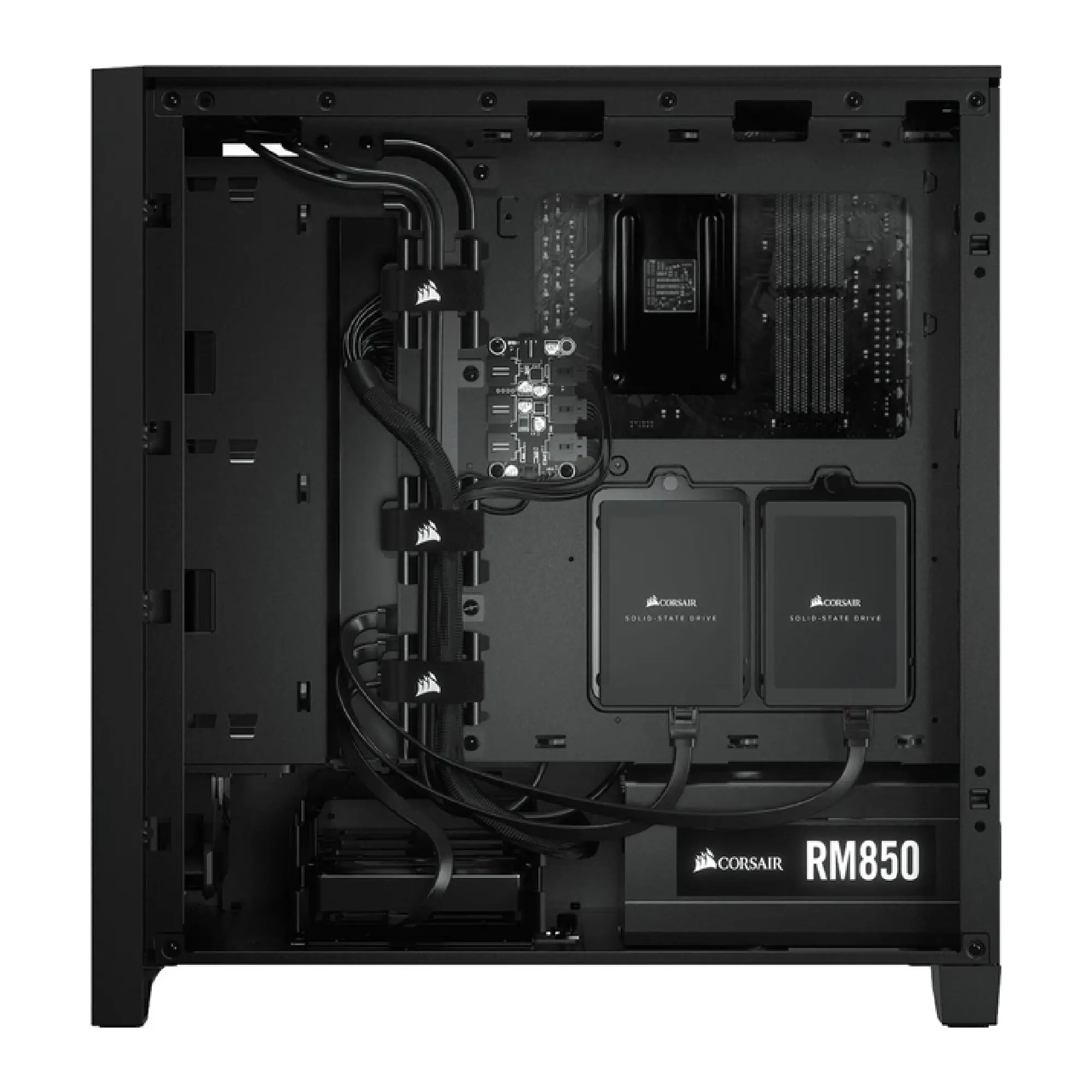 Купить Корпус Corsair iCUE 4000X RGB Tempered Glass Black (CC-9011204-WW) - фото 8