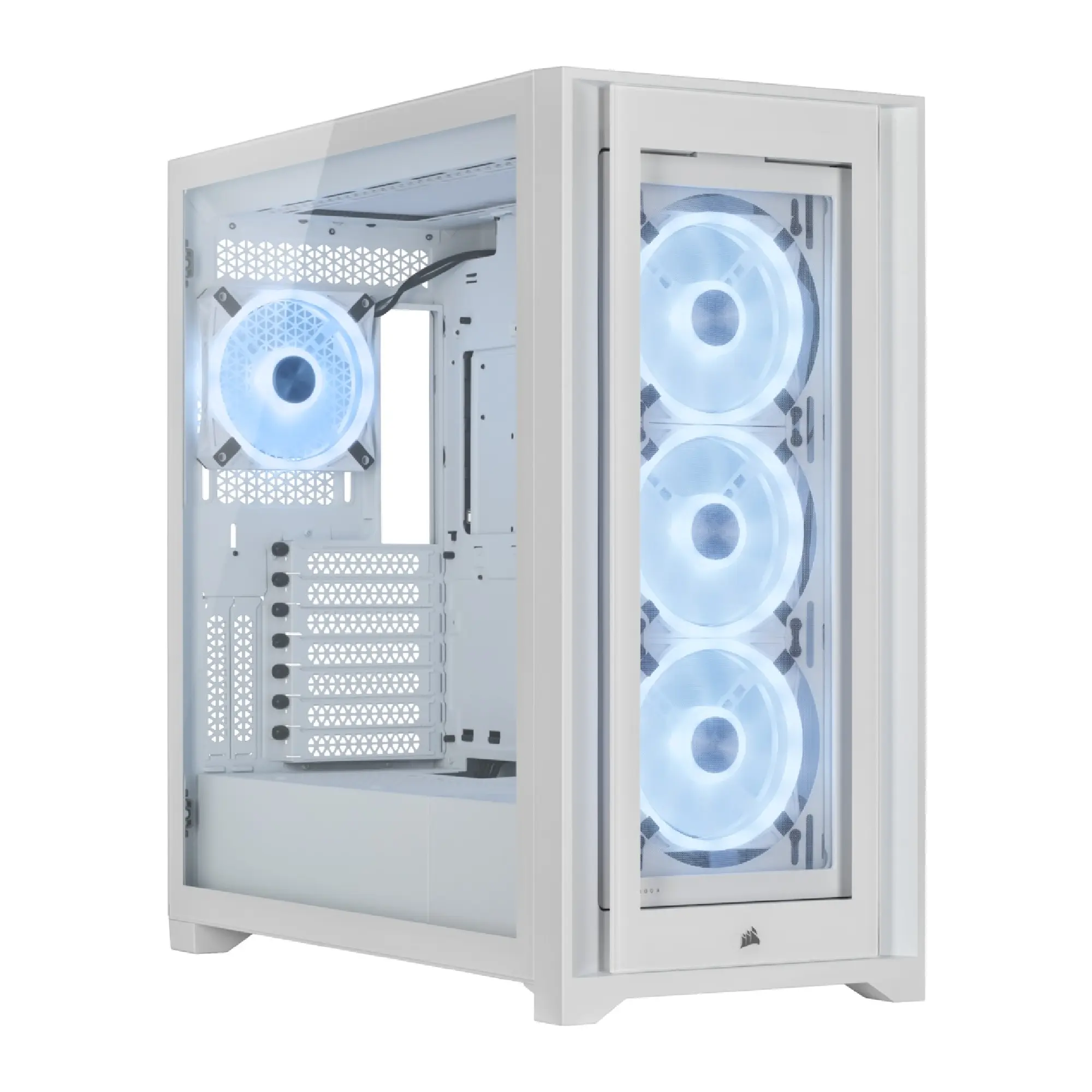 Купить Корпус Corsair iCUE 5000X RGB QL Tempered Glass White (CC-9011233-WW) - фото 1