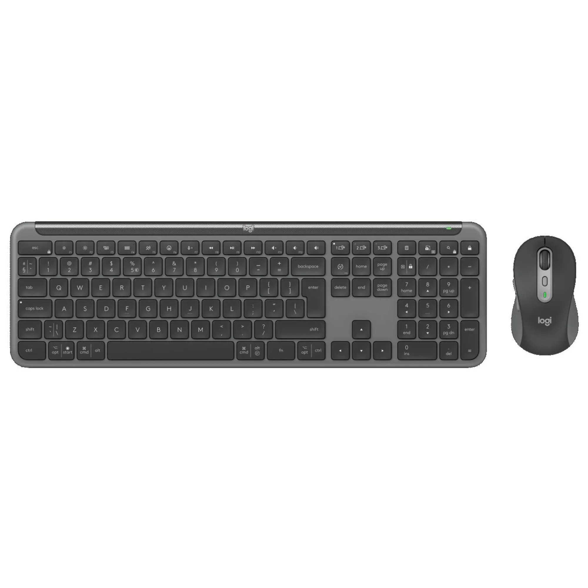 Купить Комплект клавиатура и мышь Logitech Signature Slim Combo MK950 for Business Graphite (920-012508) - фото 1