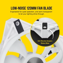 Купити Вентилятор Corsair iCUE QL120 RGB PWM White (CO-9050103-WW) - фото 10
