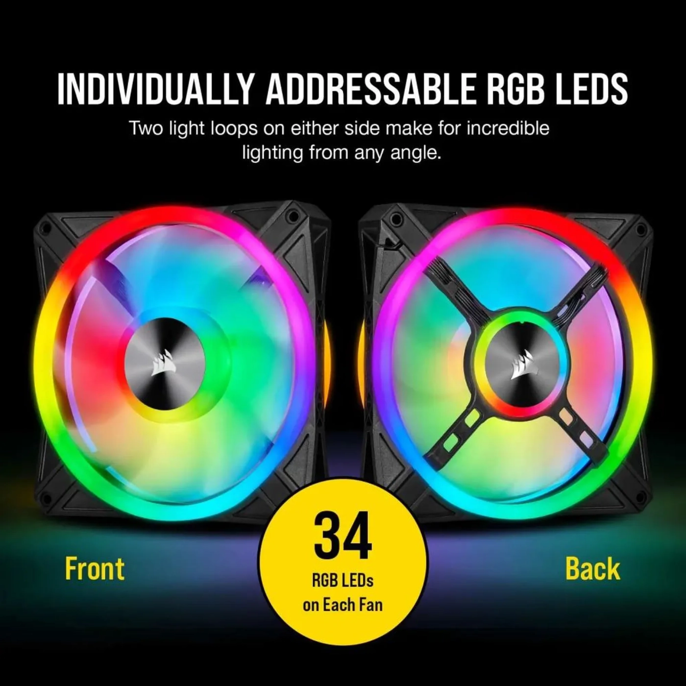 Купити Вентилятор Corsair iCUE QL140 RGB PWM (CO-9050099-WW) - фото 9