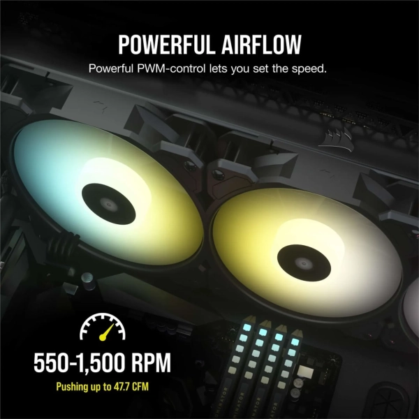 Купити Вентилятор Corsair iCUE SP120 RGB ELITE Performance Triple Pack (CO-9050109-WW) - фото 7