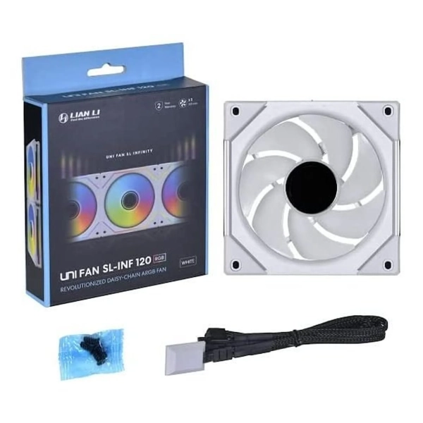 Купити Вентилятор Lian Li Uni Fan IN 120-1 Single White (G99.12SLIN1W.00) - фото 4