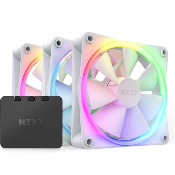 Купити Вентилятор NZXT F120 RGB Triple Pack White (RF-R12TF-W1) - фото 1
